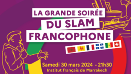 La grande soirée du Slam francophone - Samedi 30 Mars 2024